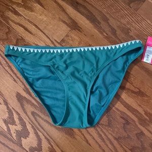 Xhilaration Swim Bottoms Green Size Large